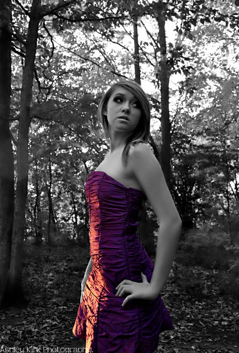Female model photo shoot of Ashley Kirk Photography in Ormiston Forest, Whitby ON