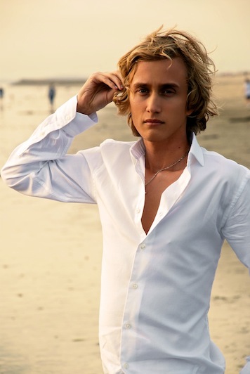 Male model photo shoot of Drew G in Huntington Beach, CA