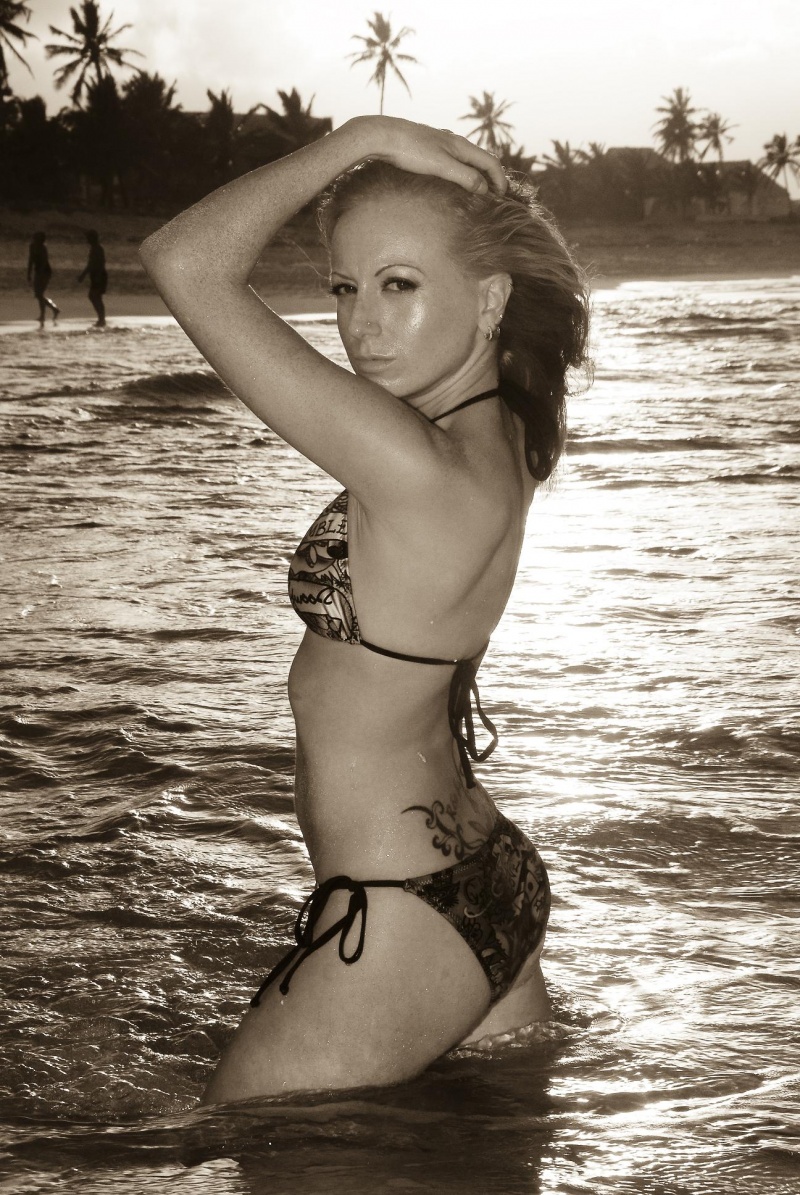 Female model photo shoot of Amber Marie D in Punta Cana