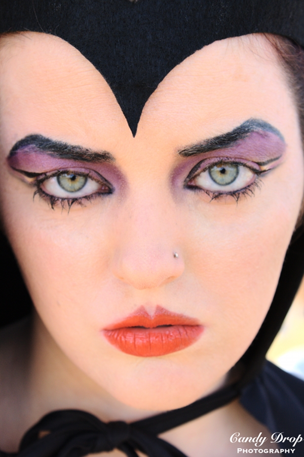 Female model photo shoot of Maleficent by Candy Drop Photography in Falmouth, KY, makeup by Laura D Layton