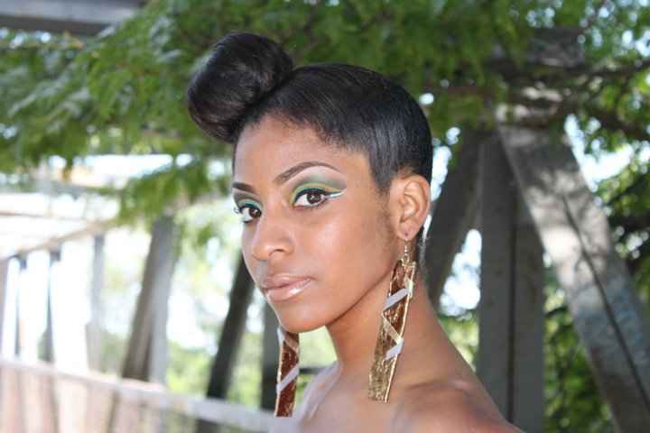 Female model photo shoot of Faces By Sadari by DRussell