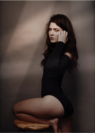 Female model photo shoot of Katie Hopkins by Peter Van Beever
