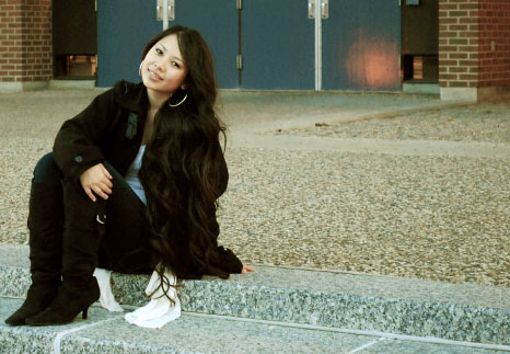 Female model photo shoot of Mai Vang