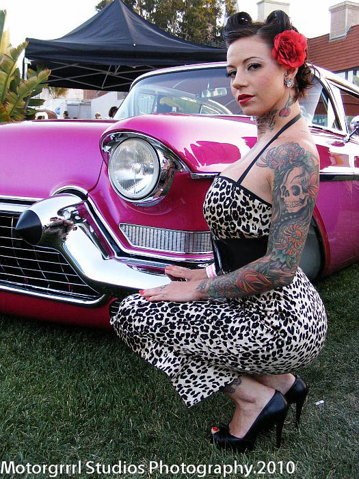 Female model photo shoot of Motorgrrrl Studios and Demanda Lavette in Long Beach, Ca