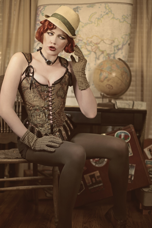 Female model photo shoot of Winter Kelly by WinterWolf Studios, wardrobe styled by Scarlet Bliss, makeup by Ruby Randall