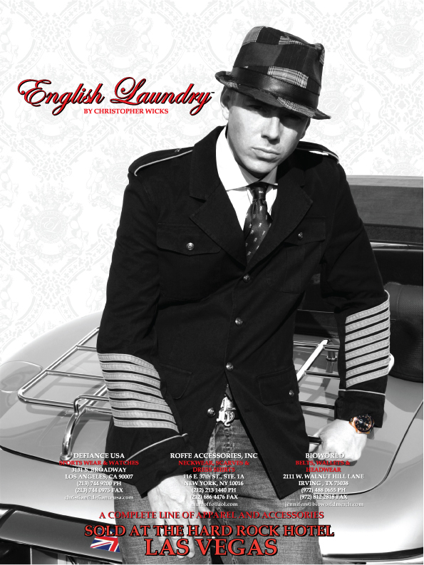 Male model photo shoot of English Laundry