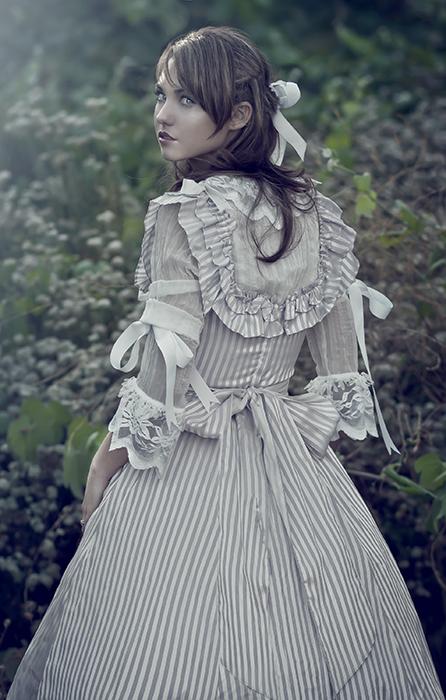 Female model photo shoot of Danielle Bee by  Elizabeth May in Devore Ca, wardrobe styled by The Art Farm