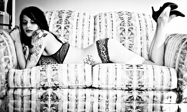 Female model photo shoot of Scarlett Letter by Photos by Gene