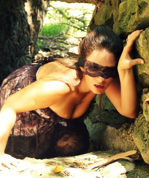 Female model photo shoot of Lisa Whitus in Dunbar Cave