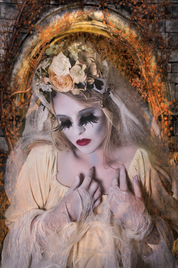 Female model photo shoot of Lucillian by Laura Dark Photography in Darkiepo Studios
