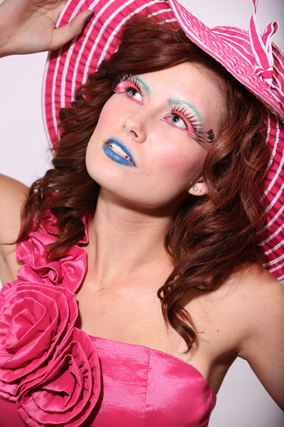 Female model photo shoot of DeLushus makeup and TSJK by myfotographer in Fresno, CA