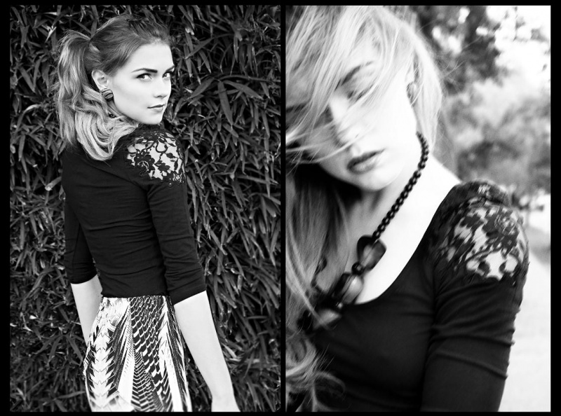 Female model photo shoot of Nillie De Grakovac and WolfN by Lindsey Boice, makeup by JB Makeup