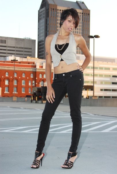 Female model photo shoot of Brittney C Lee in Downtown Columbus, OH