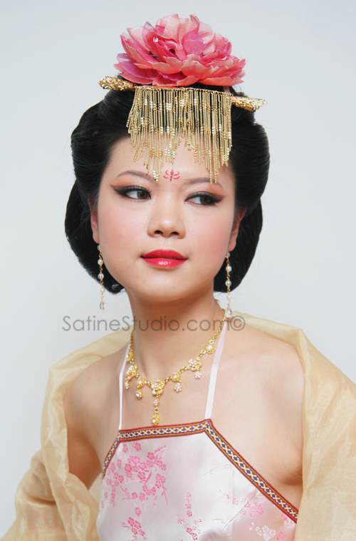 Female model photo shoot of Satine Yang  in satinestudio