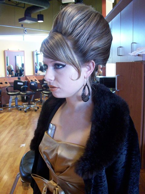 Female model photo shoot of Megan Gogo Wise in Regency Beauty Institute, Burnsville MN