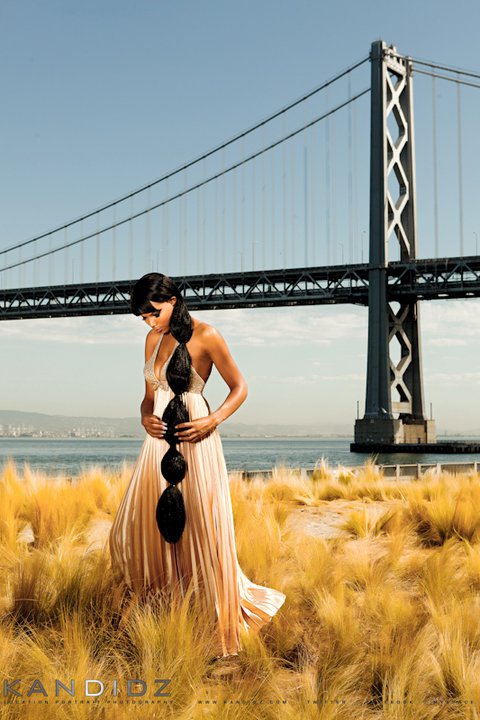Female model photo shoot of NashxMissx6xFootx2 by Real David Art in Sf pier