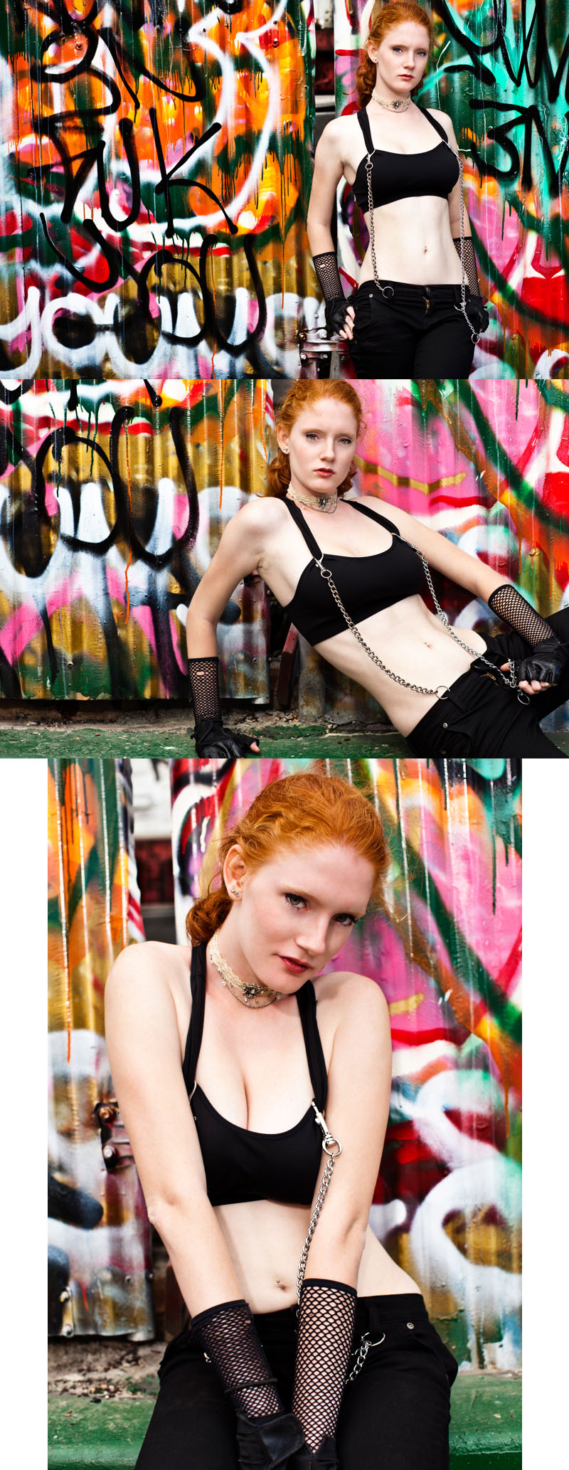 Female model photo shoot of Faye Brandt by Carlos Luna NYC in Gowanus Canal, Brooklyn, NY
