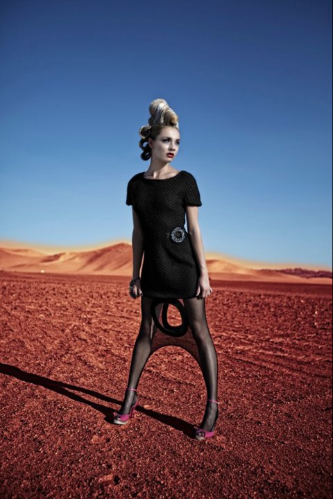 Female model photo shoot of Desiree  Anderson in MARS