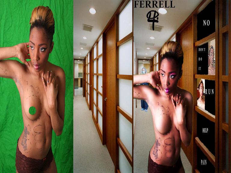 Female model photo shoot of FERRELL 4PT0 Retouching by FERRELL 4PT0 in Biloxi MS