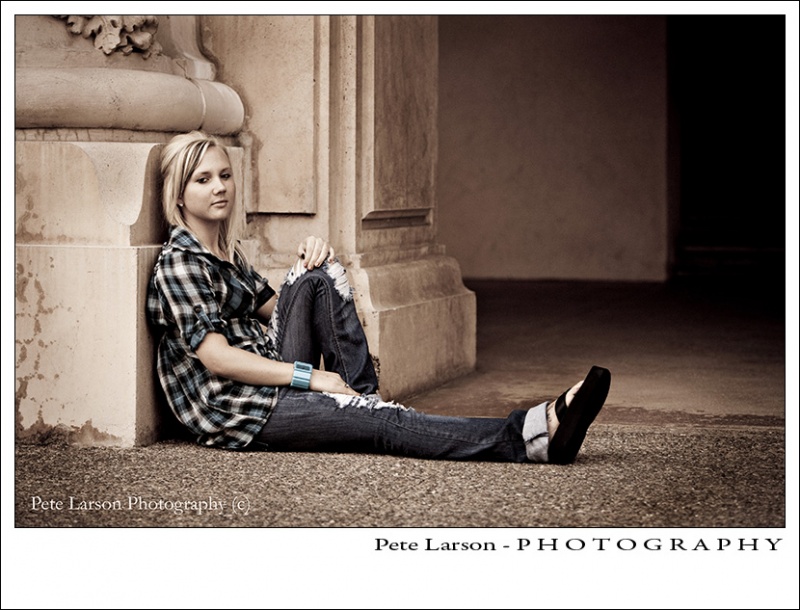Male model photo shoot of Pete Larson photography in Balboa Park, San Diego