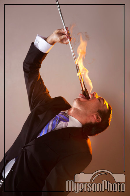 Male model photo shoot of The Fire Man in Tucson, AZ