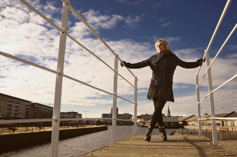 Female model photo shoot of Danni Mills by stonefaction in City Quay, Dundee