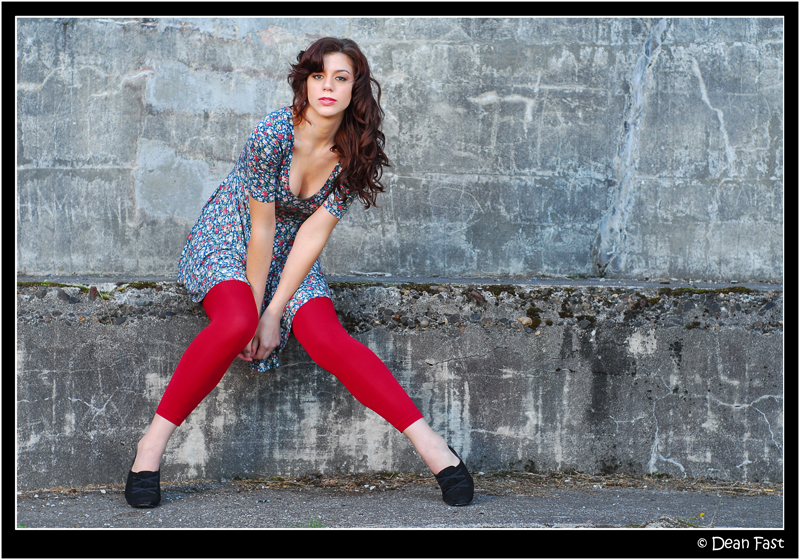 Female model photo shoot of Kayla Annalise by Dean Fast in A Hidden Gem, OR