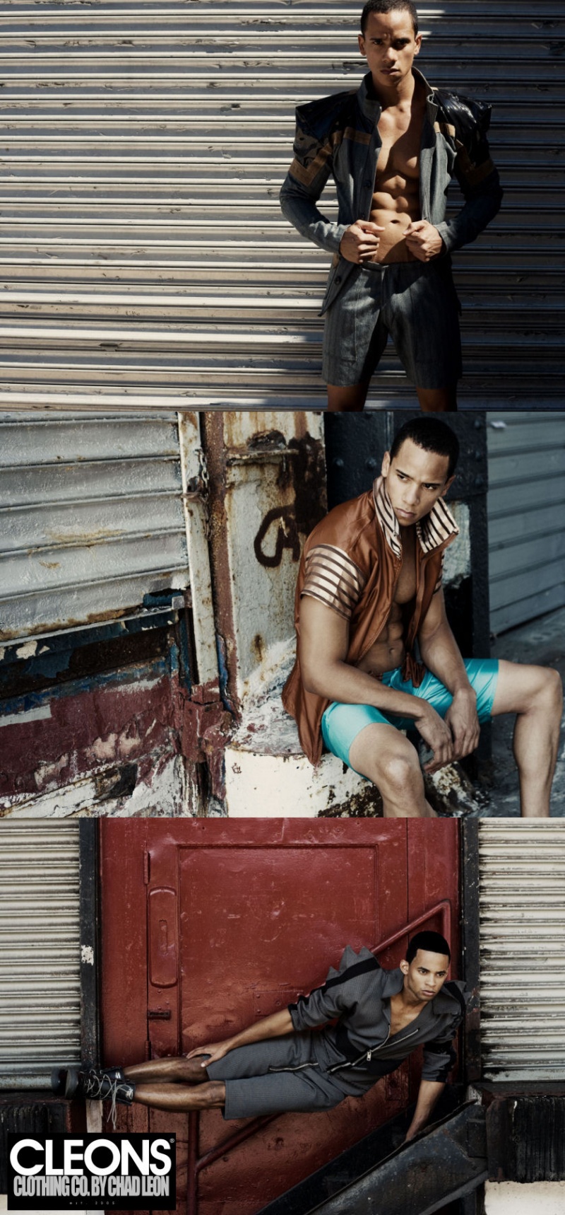 Male model photo shoot of CLEONS, Michael Press and Carlos Basora by Corey Ko in New York City