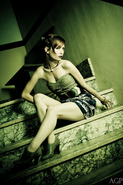 Female model photo shoot of sinnosent_Bonnie by Adam Graser