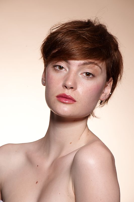 Female model photo shoot of Iria Blanco MUA in London