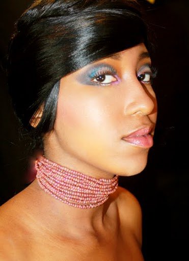 Female model photo shoot of Bianca Hicks in Atlanta, makeup by Nikki Makeup Artistry