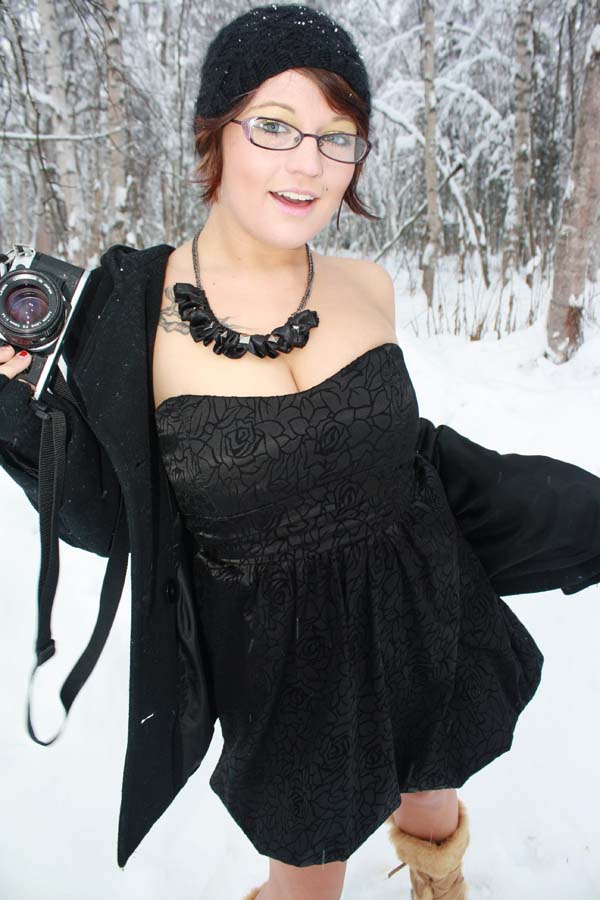 Female model photo shoot of Denali Reese in Willow, Alaska