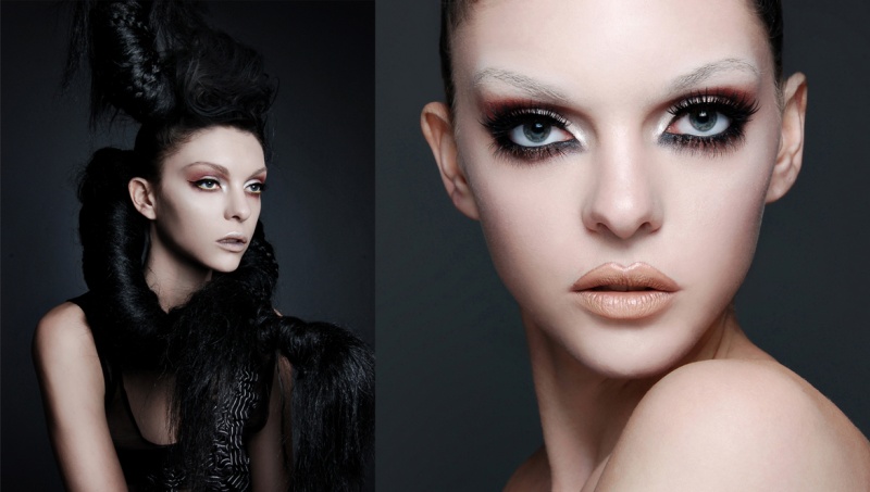 Female model photo shoot of Jasmine Coolbach by Tony Veloz, makeup by Dana Delaney