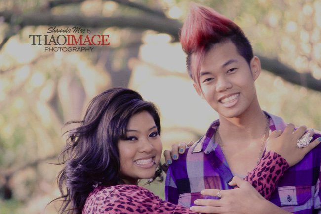 Male and Female model photo shoot of Dada Rouge and Shaunda Mac by Ricky Thao Photography