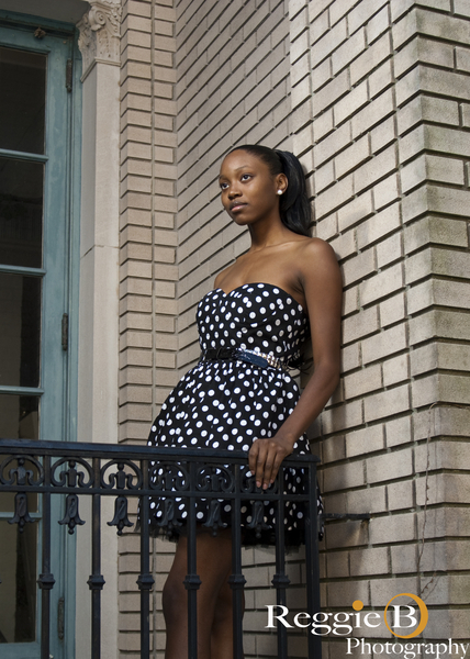 Female model photo shoot of Tiffany Powell by ReggiB in Downtown Hampton