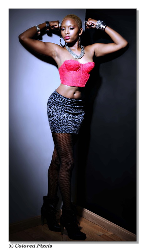 Female model photo shoot of C H A N T A I N by Colored Pixels in Baltimore, MD