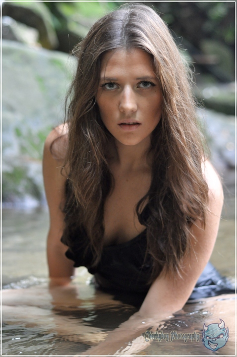 Male and Female model photo shoot of cheekyboy photography and Alexandra Talifero in Gabai Waterfalls