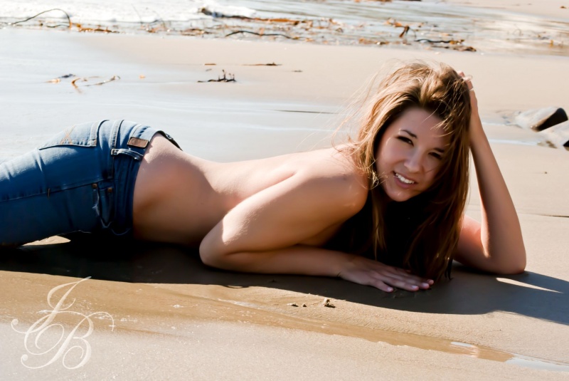 Female model photo shoot of In Bloom Photos and Ashton Webster in Gaviota Beach, CA