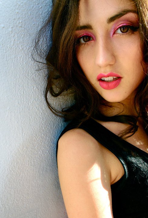 Female model photo shoot of Crystal Marie Makeup
