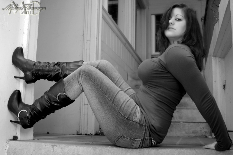 Female model photo shoot of Raven Margret by MykeCee in Winthrop