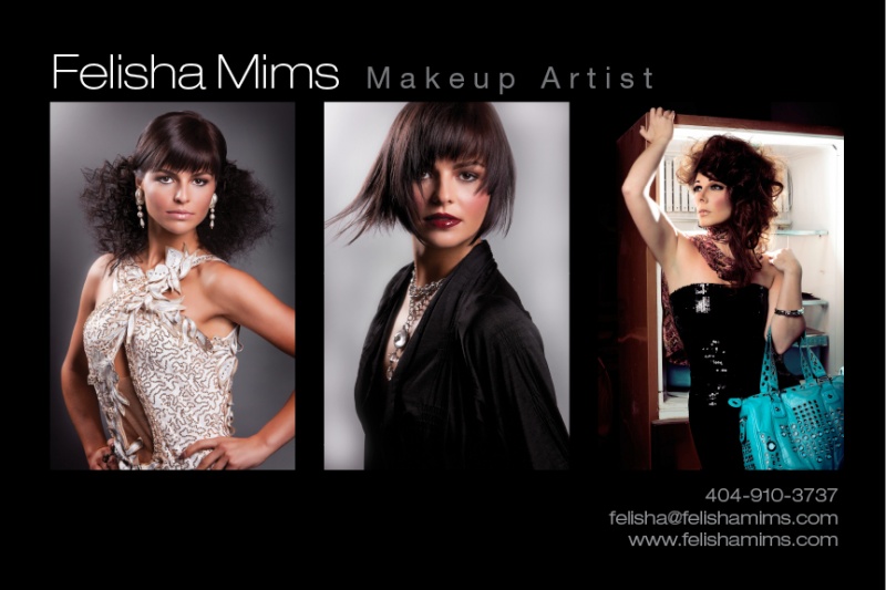 Female model photo shoot of Felisha Mims MUA