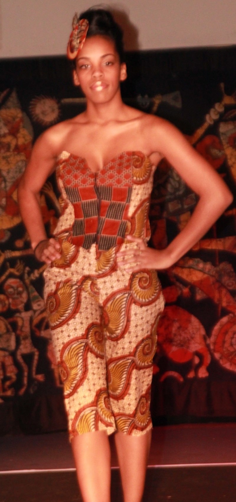 Female model photo shoot of Nubian Elite, makeup by Cherry Artistry