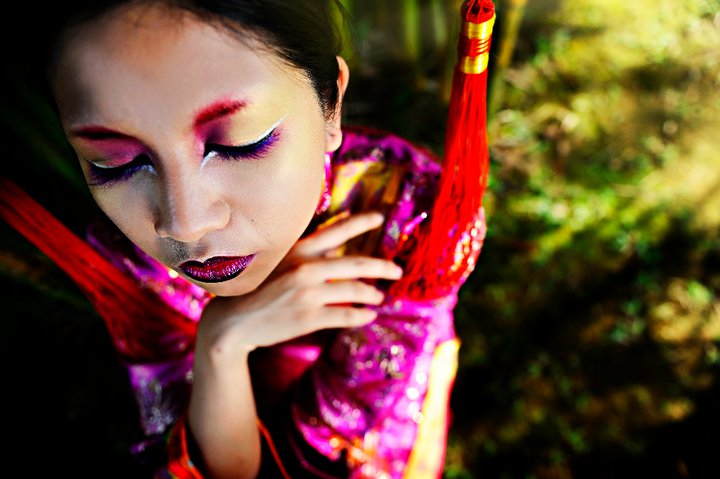 Female model photo shoot of Tamicco L by Mk Ryan Ortega in Singapore - Chinese garden