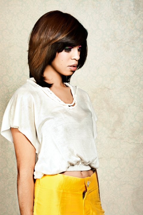 Female model photo shoot of Hello Gorgeous Hair