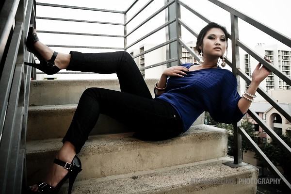 Female model photo shoot of Kelly_Huynh by Ed Marcelino