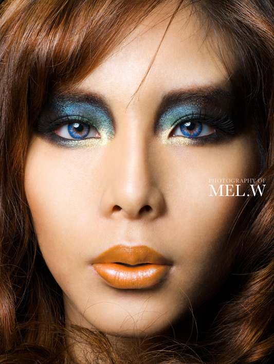 Female model photo shoot of melwong and maggie tan, makeup by RONALOU LAU MUA
