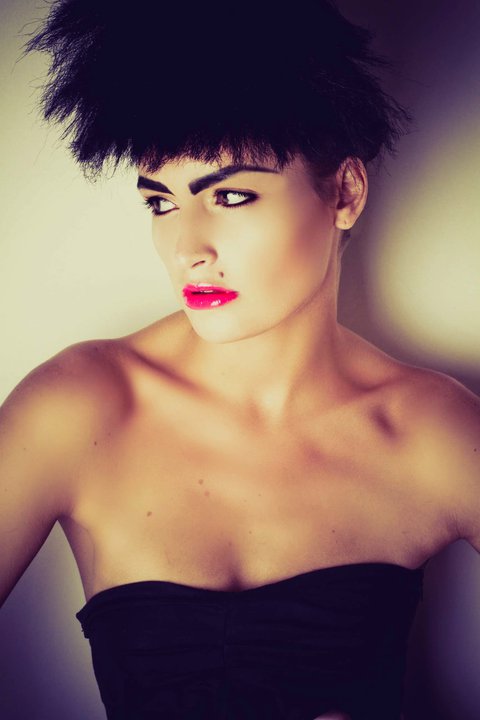 Female model photo shoot of Roisin K Hair-Make up