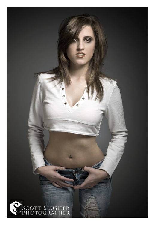 Female model photo shoot of Megan N Preston by Scott Slusher