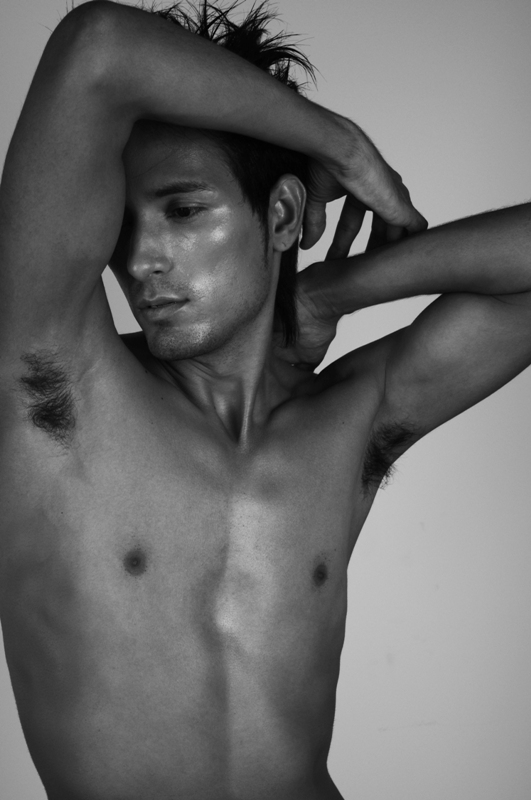Male model photo shoot of Noe Lozano by calvinbrockington in Main Street Studio