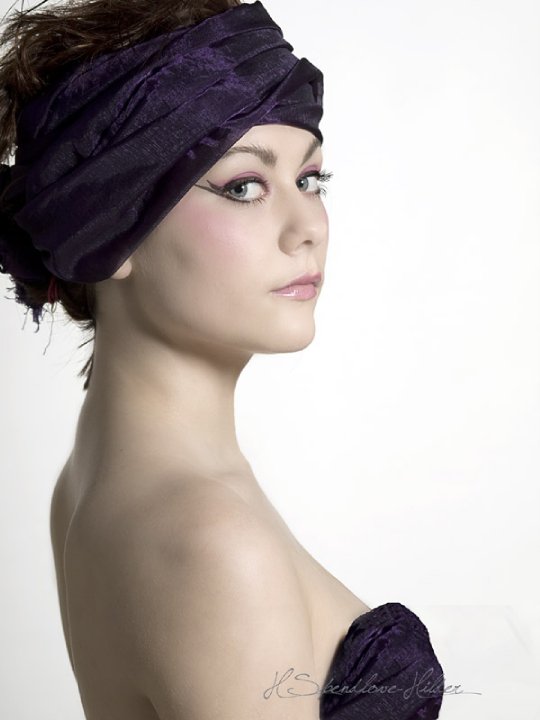 Female model photo shoot of Rebekah Hemsley by Betsys Boudoir , makeup by Kitten Kreations